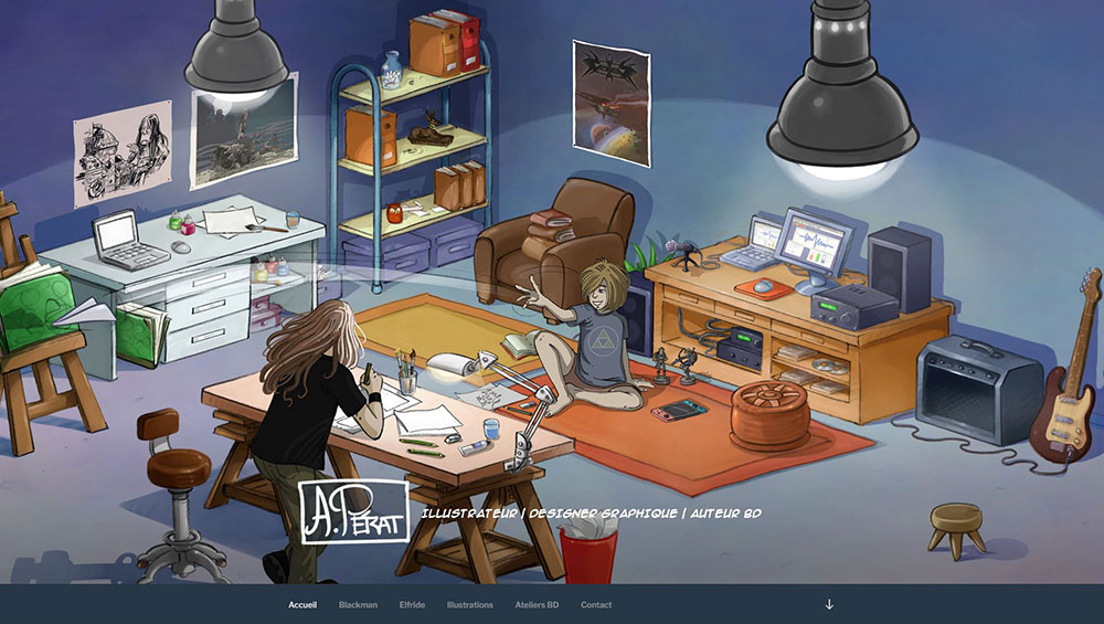 Arnaud Perat. Illustrateur, auteur BD